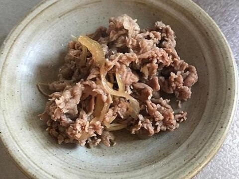 玉ねぎたっぷり　牛肉のしぐれ煮